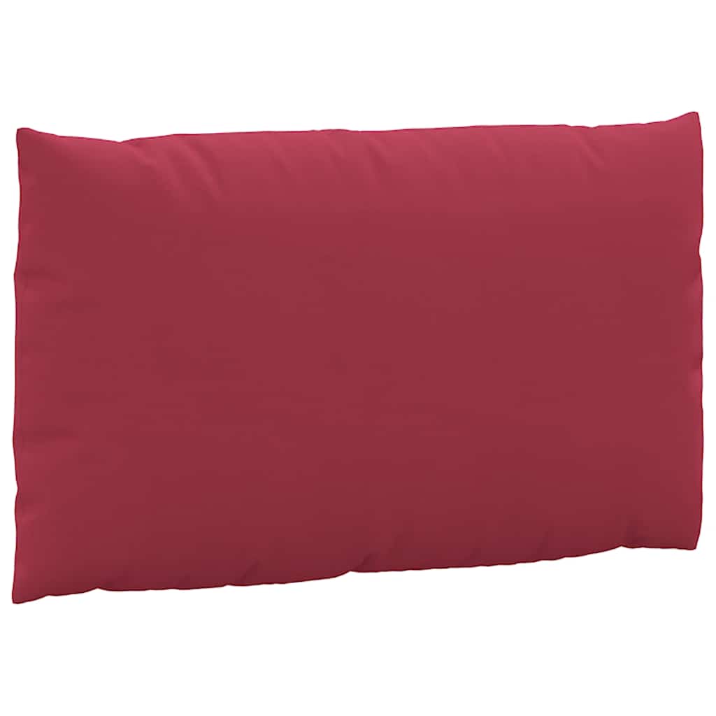Cuscini per Pallet 3 pz Rosso Vino in Tessuto Oxford | homemem39