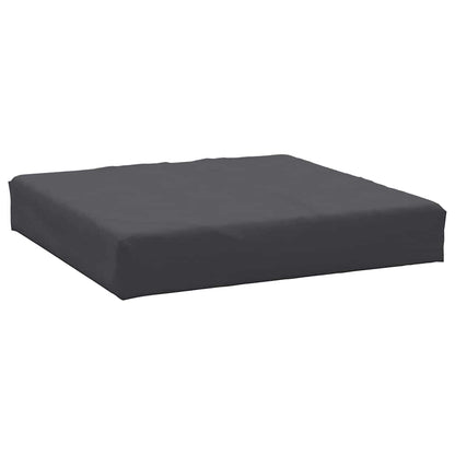 Cuscino per Pallet Antracite 60x60x9,5 cm in Tessuto | homemem39