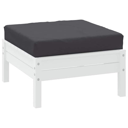 Cuscino per Pallet Antracite 60x60x9,5 cm in Tessuto | homemem39