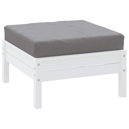 Cuscino per Pallet Grigio 60x60x9,5 cm in Tessuto Oxford | homemem39
