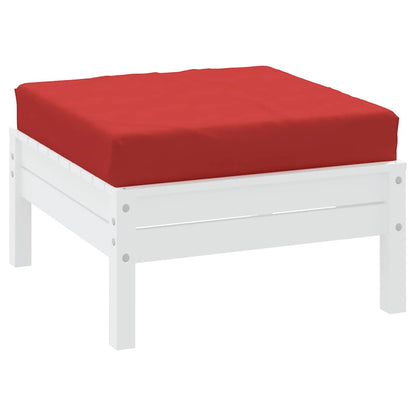 Cuscino per Pallet Rosso 60x60x9,5 cm in Tessuto Oxford | homemem39