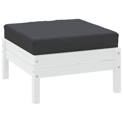 Cuscino per Pallet Nero 60x60x8 cm in Tessuto | homemem39