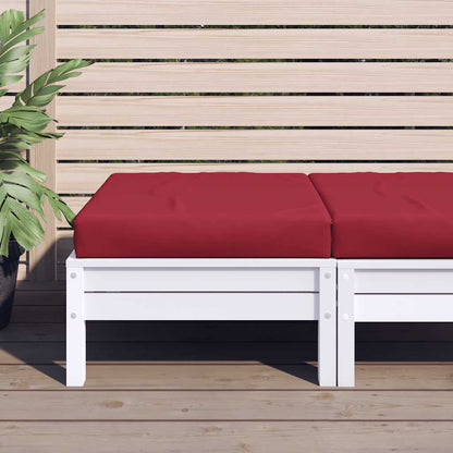 Cuscino per Pallet Rosso Vino 60x60x9,5 cm in Tessuto Oxford | homemem39