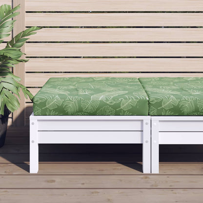 Cuscino Pallet Motivo a Foglie 60x60x8 cm in Tessuto Oxford | homemem39