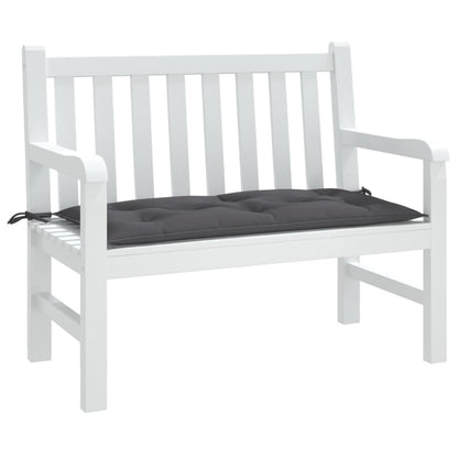 Cuscino per Panca Antracite 110x50x7 cm in Tessuto Oxford | homemem39