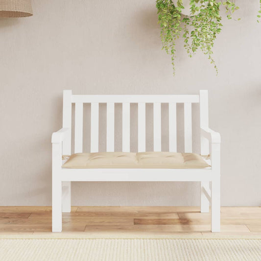 Cuscino per Panca Beige 110x50x7 cm in Tessuto Oxford | homemem39