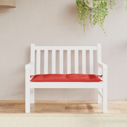 Cuscino per Panca Rosso 110x50x7 cm in Tessuto Oxford | homemem39