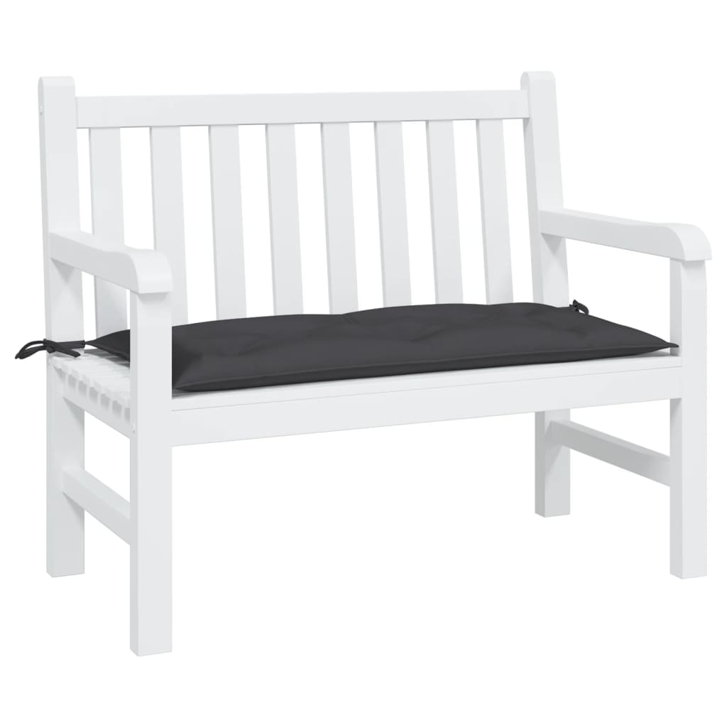 Cuscino per Panca Nero 110x50x7 cm in Tessuto Oxford | homemem39