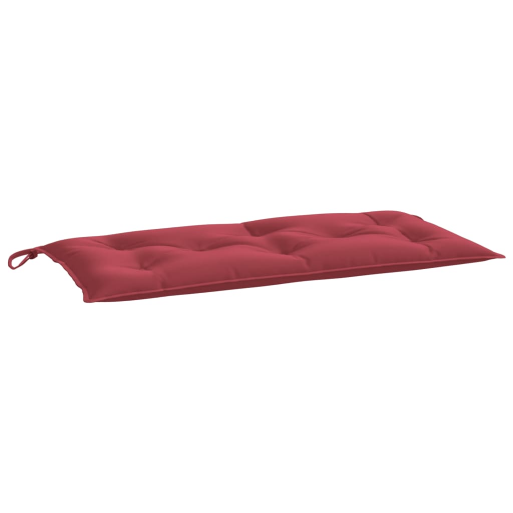 Cuscino per Panca Rosso Vino 110x50x7 cm in Tessuto Oxford | homemem39