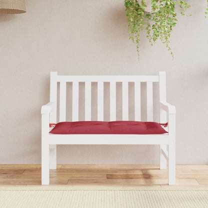 Cuscino per Panca Rosso Vino 110x50x7 cm in Tessuto Oxford | homemem39