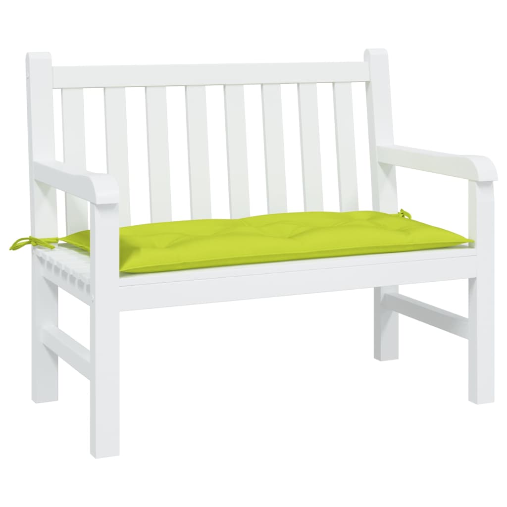 Cuscino per Panca Verde Intenso 110x50x7 cm in Tessuto Oxford | homemem39