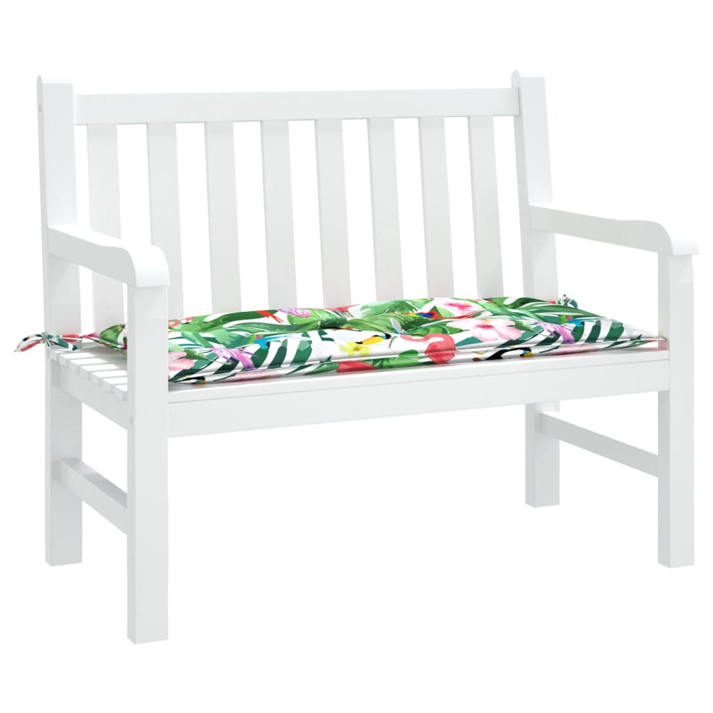 Cuscino per Panca da Giardino Multicolore 110x50x7cm in Tessuto | homemem39