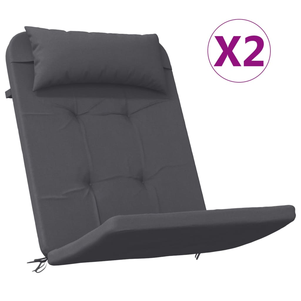 Cuscini per Sedia Adirondack 2 pz in Tessuto Oxford