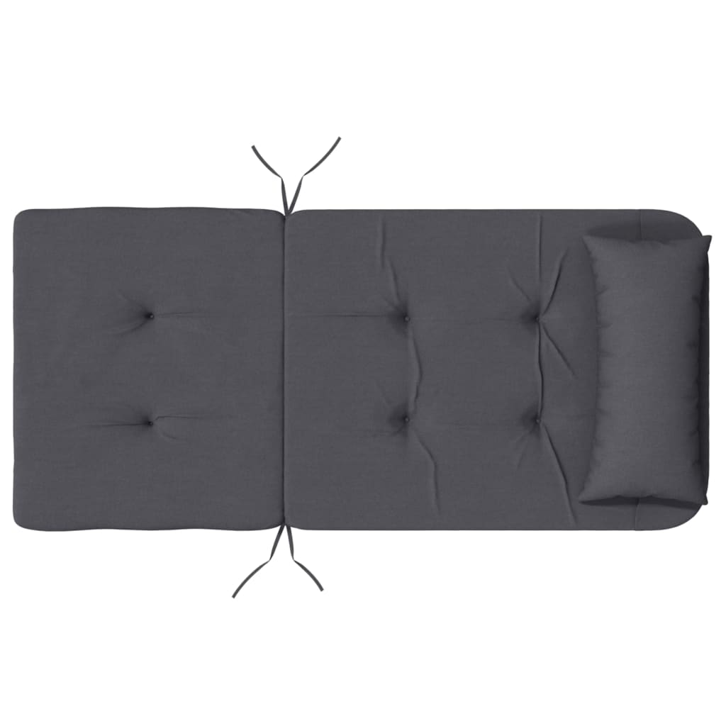 Cuscini per Sedia Adirondack 2 pz Antracite in Tessuto Oxford | homemem39
