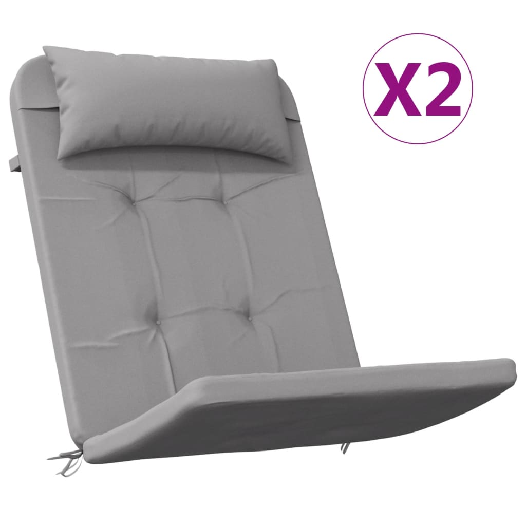 Cuscini per Sedia Adirondack 2 pz in Tessuto Oxford
