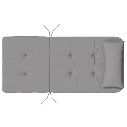 Cuscini per Sedia Adirondack 2 pz Grigio in Tessuto Oxford | homemem39