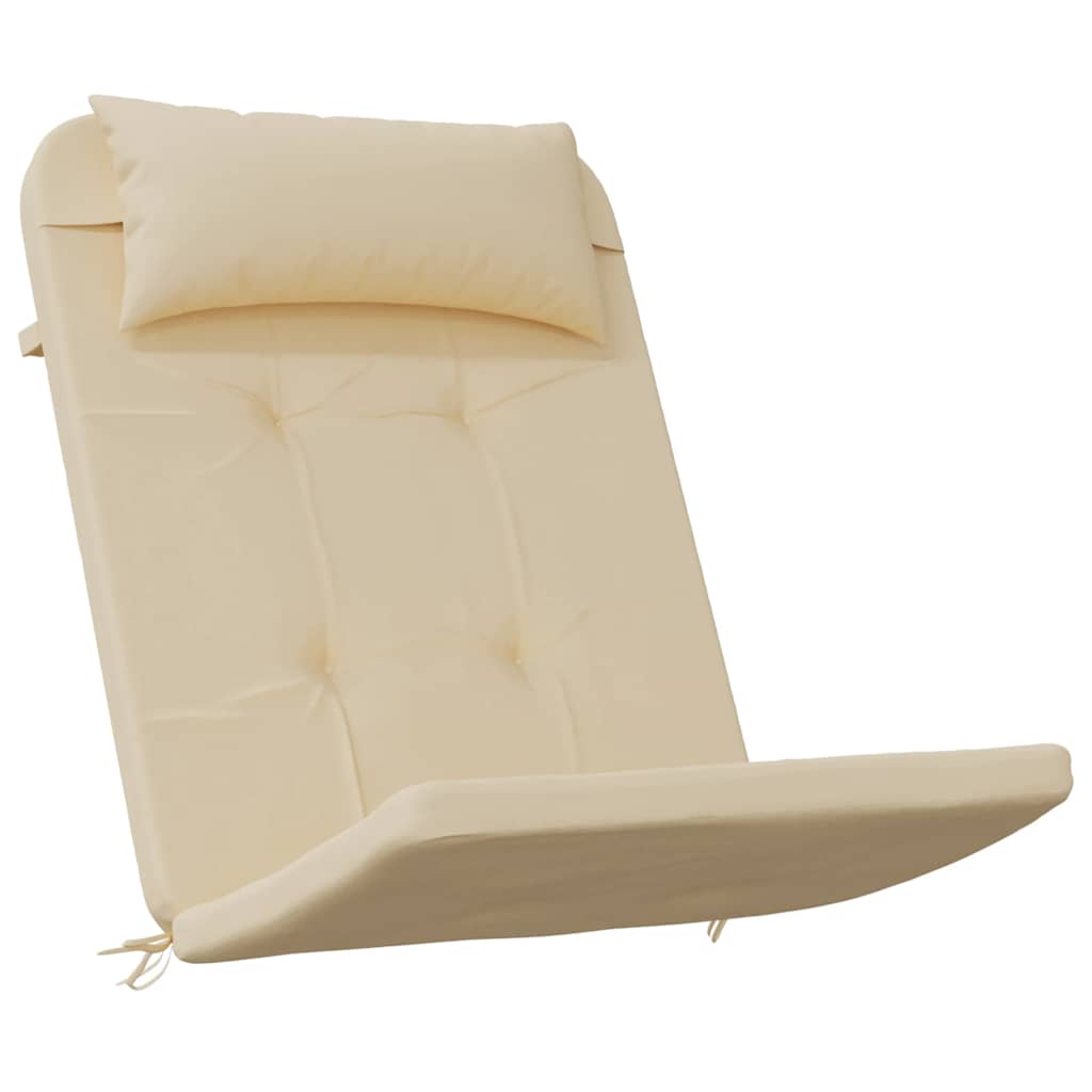Cuscini per Sedia Adirondack 2 pz Beige in Tessuto Oxford | homemem39