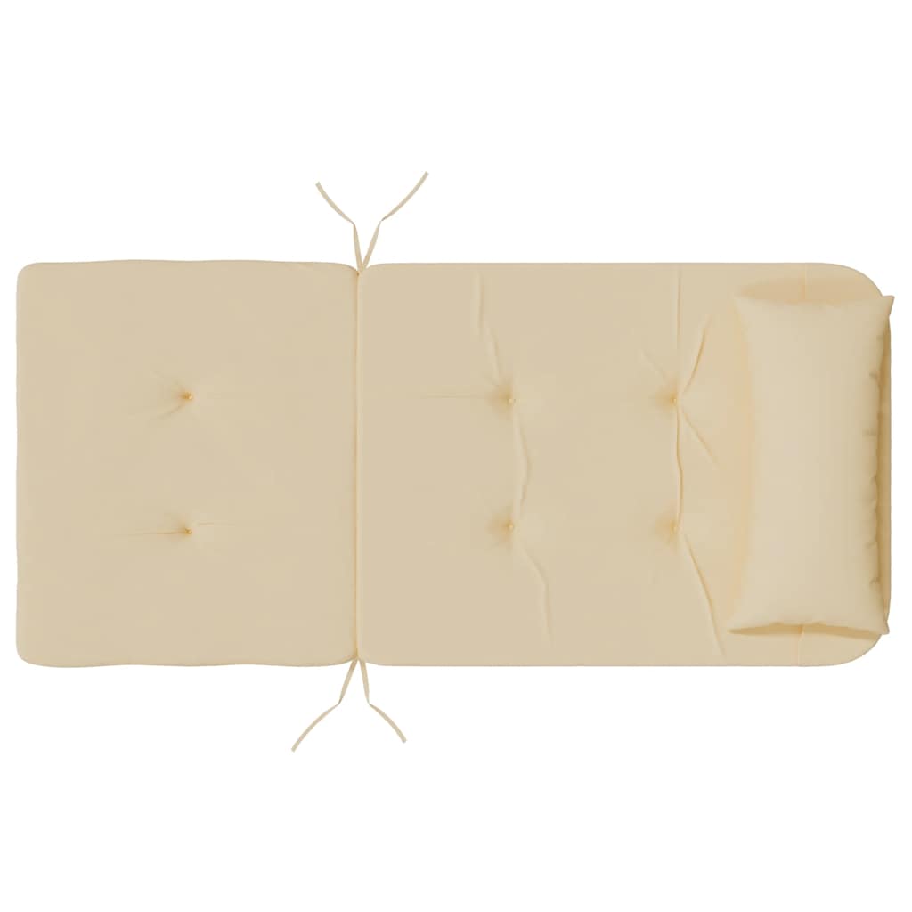 Cuscini per Sedia Adirondack 2 pz Beige in Tessuto Oxford | homemem39