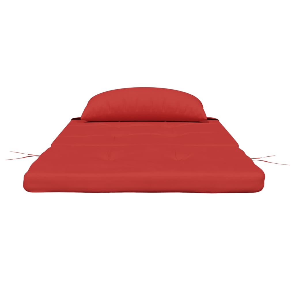 Cuscini per Sedia Adirondack 2 pz Rosso in Tessuto Oxford | homemem39