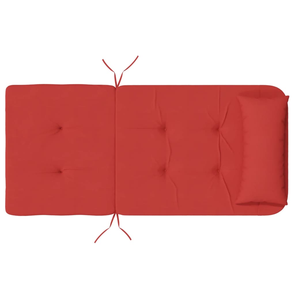 Cuscini per Sedia Adirondack 2 pz Rosso in Tessuto Oxford | homemem39
