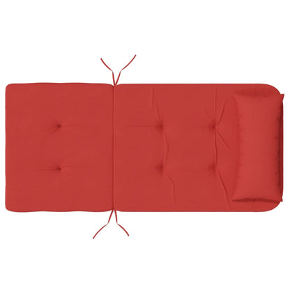 Cuscini per Sedia Adirondack 2 pz Rosso in Tessuto Oxford | homemem39