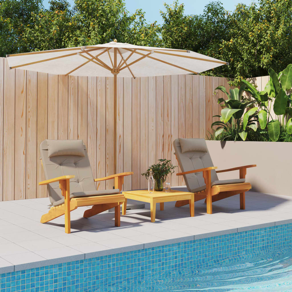 Cuscini per Sedia Adirondack 2 pz in Tessuto Oxford