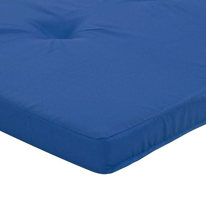 Cuscino per Sedia 2 pcs Blu 58 x 77 x 4.5 cm Tessuto Oxford