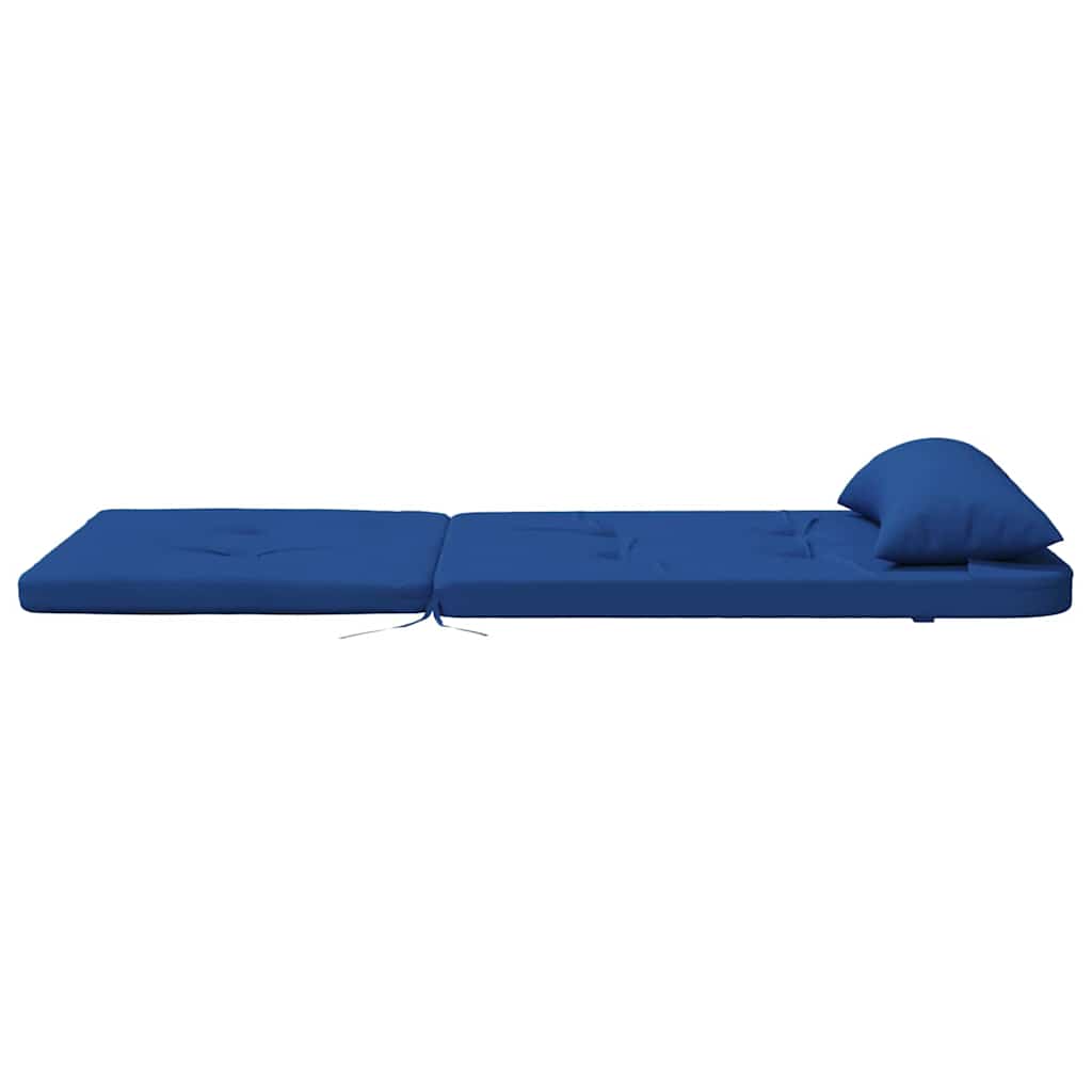 Cuscino per Sedia 2 pcs Blu 58 x 77 x 4.5 cm Tessuto Oxford