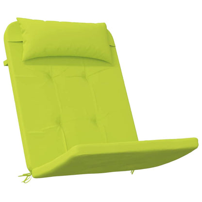 Cuscini per sedie 2 pcs Verde brillante. 58 x 77 x 4,5 cm
