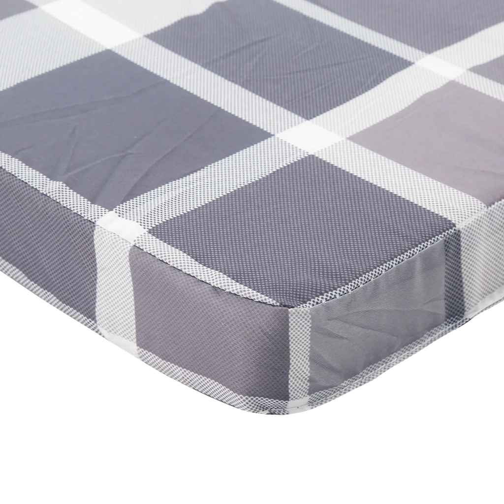 Cuscini Sedia Adirondack 2 pz a Quadri Grigio in Tessuto Oxford | homemem39