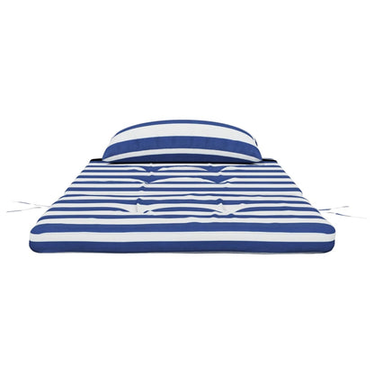 Cuscini Sedia Adirondack 2pz Strisce Bianche Blu Tessuto Oxford | homemem39