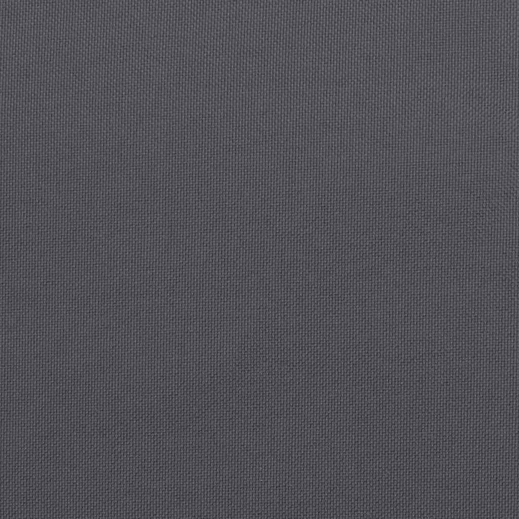 Cuscino per Lettino Antracite 180x60x4 cm in Tessuto Oxford | homemem39