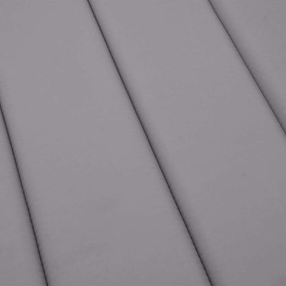 Cuscino per Lettino Grigio 180x60x4 cm in Tessuto Oxford