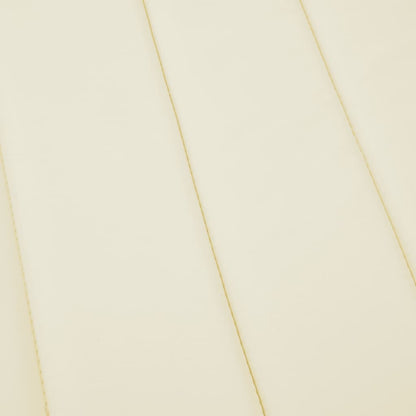Cuscino per Lettino Crema 180x60x4 cm in Tessuto Oxford | homemem39