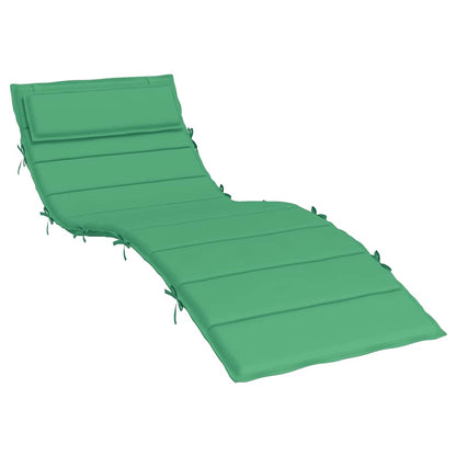Cuscino per Lettino Verde 180x60x4 cm in Tessuto Oxford | homemem39