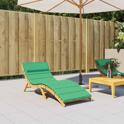 Cuscino per Lettino Verde 180x60x4 cm in Tessuto Oxford | homemem39