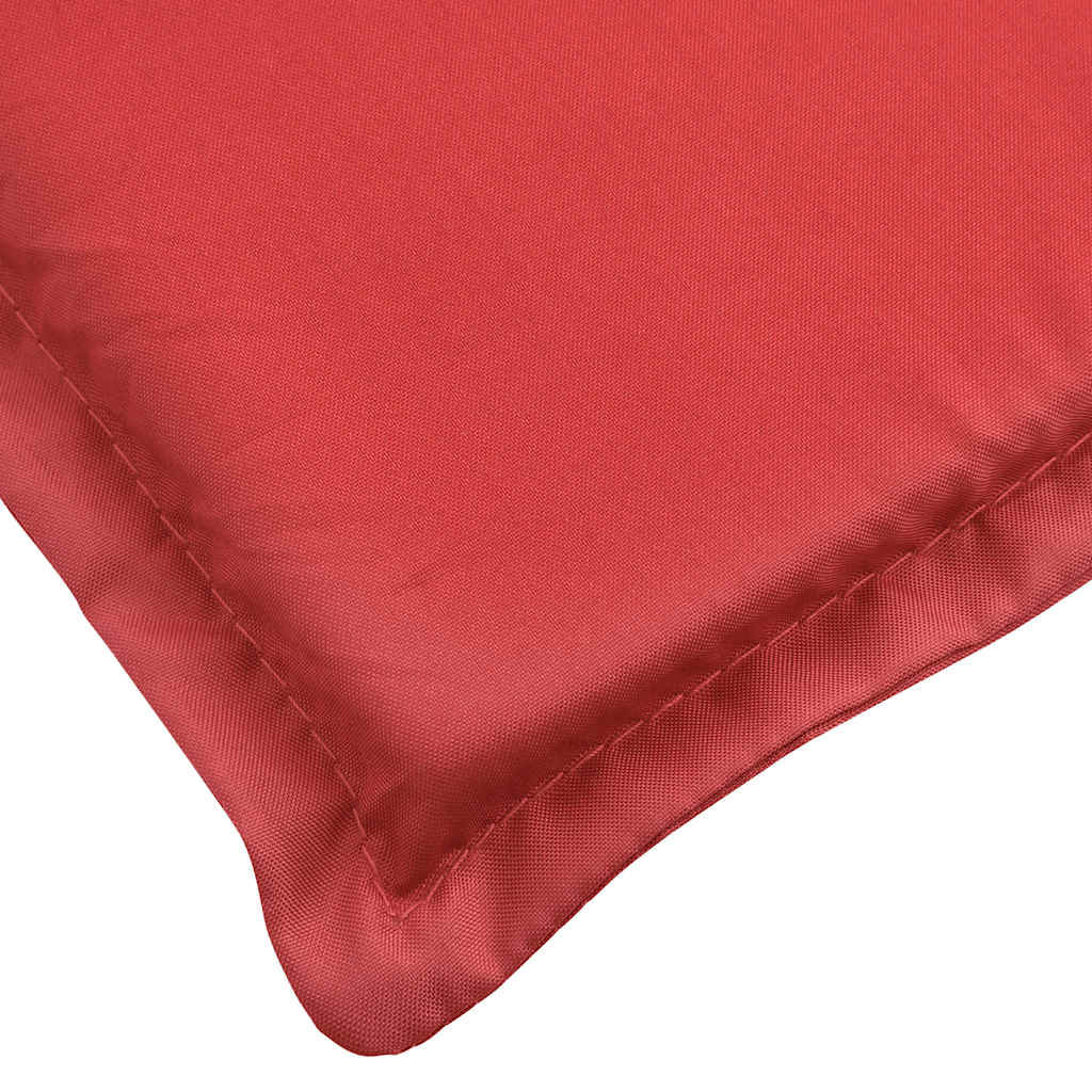 Cuscino per Lettino Rosso 180x60x4 cm in Tessuto Oxford | homemem39