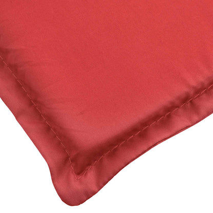 Cuscino per Lettino Rosso 180x60x4 cm in Tessuto Oxford | homemem39