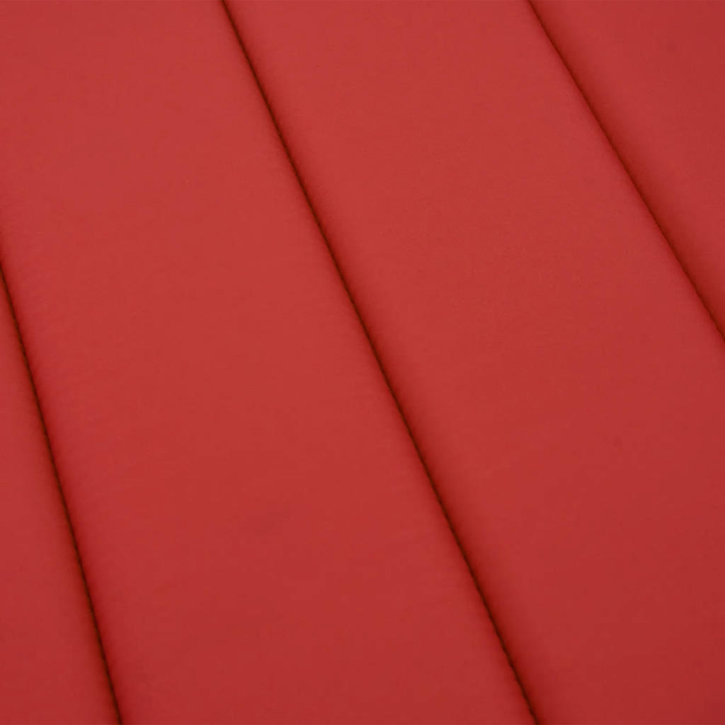 Cuscino per Lettino Rosso 180x60x4 cm in Tessuto Oxford | homemem39