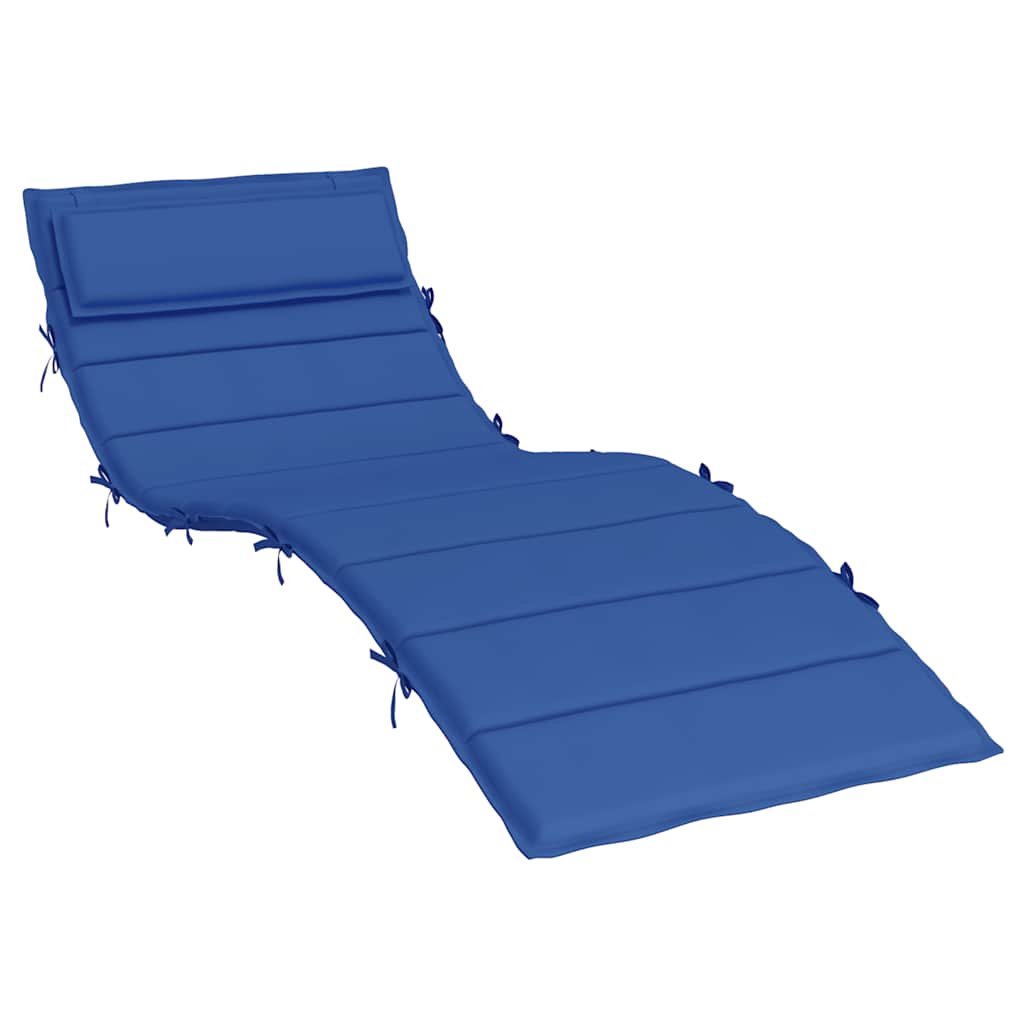 Cuscino per Lettino Blu Reale 180x60x4 cm in Tessuto Oxford | homemem39