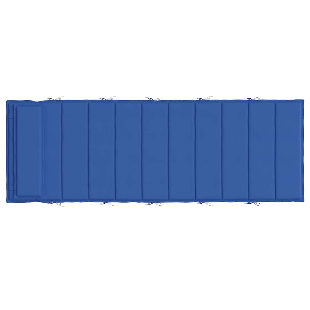Cuscino per Lettino Blu Reale 180x60x4 cm in Tessuto Oxford | homemem39