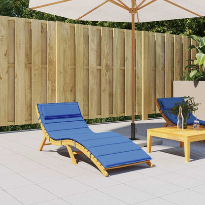 Cuscino per Lettino Blu Reale 180x60x4 cm in Tessuto Oxford | homemem39