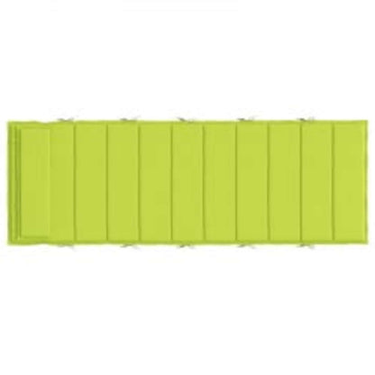 Cuscino per Lounger Sole Verde 178 x 60 x 4 cm Tessuto Oxford
