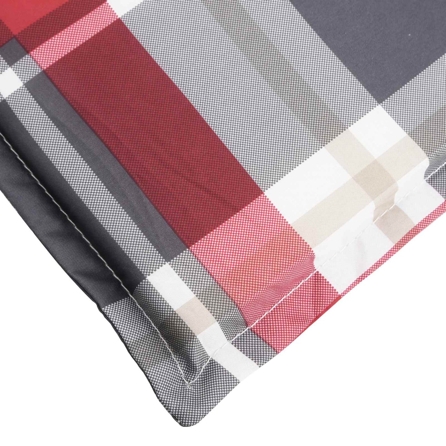 Cuscino per Lounger Sole Tessuto Oxford Rosso e grigio