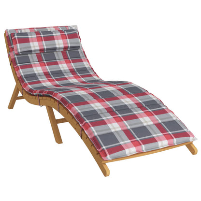 Cuscino per Lounger Sole Tessuto Oxford Rosso e grigio