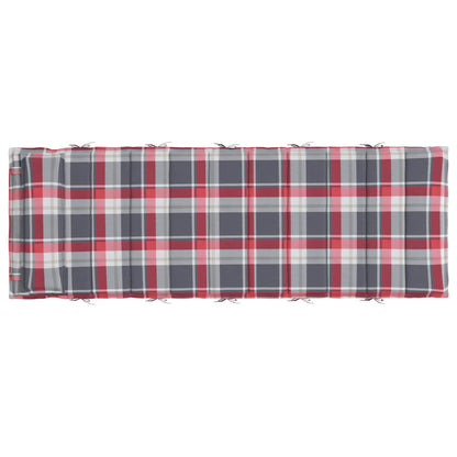 Cuscino per Lounger Sole Tessuto Oxford Rosso e grigio