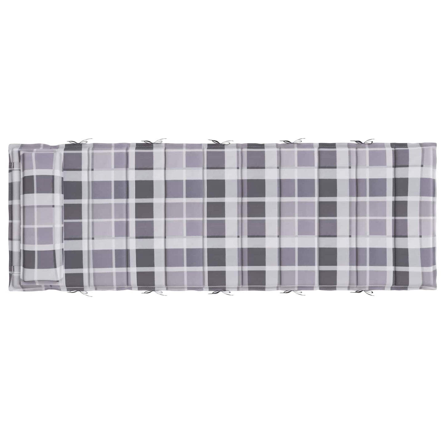 Cuscino per Lounger Sole Tessuto Oxford Grigio 178 x 60 x 4 cm