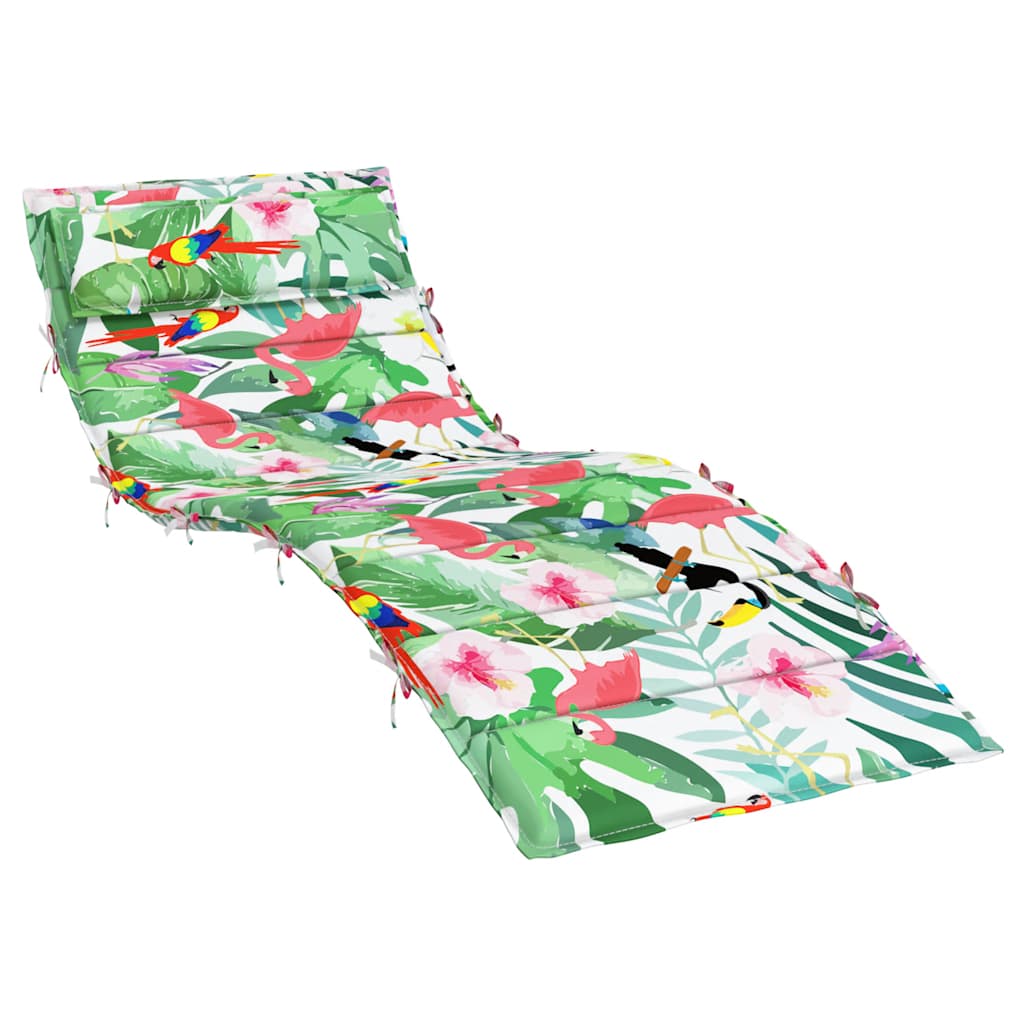 Cuscino per Lettino Multicolore 180x60x4 cm in Tessuto Oxford | homemem39