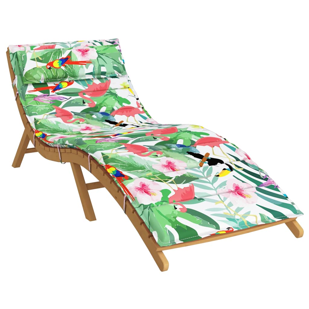 Cuscino per Lettino Multicolore 180x60x4 cm in Tessuto Oxford | homemem39