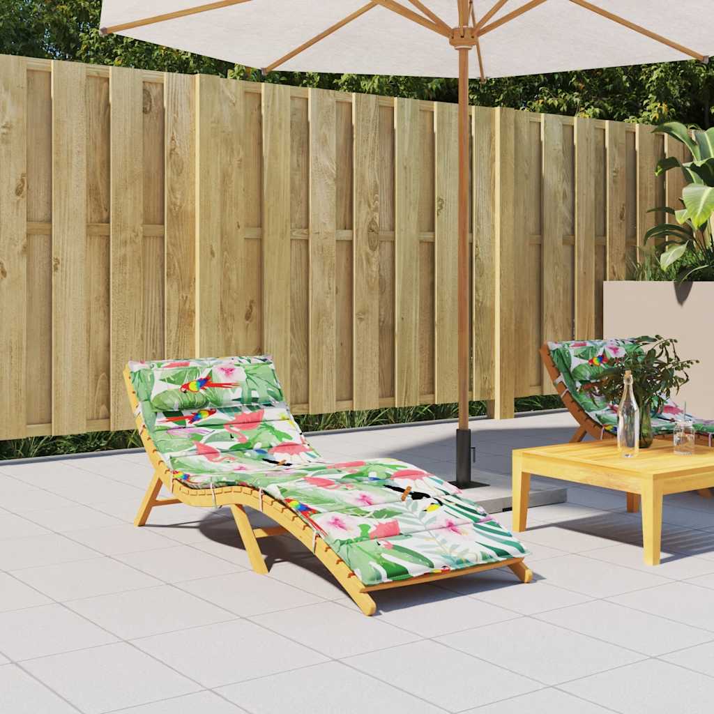 Cuscino per Lettino Multicolore 180x60x4 cm in Tessuto Oxford | homemem39